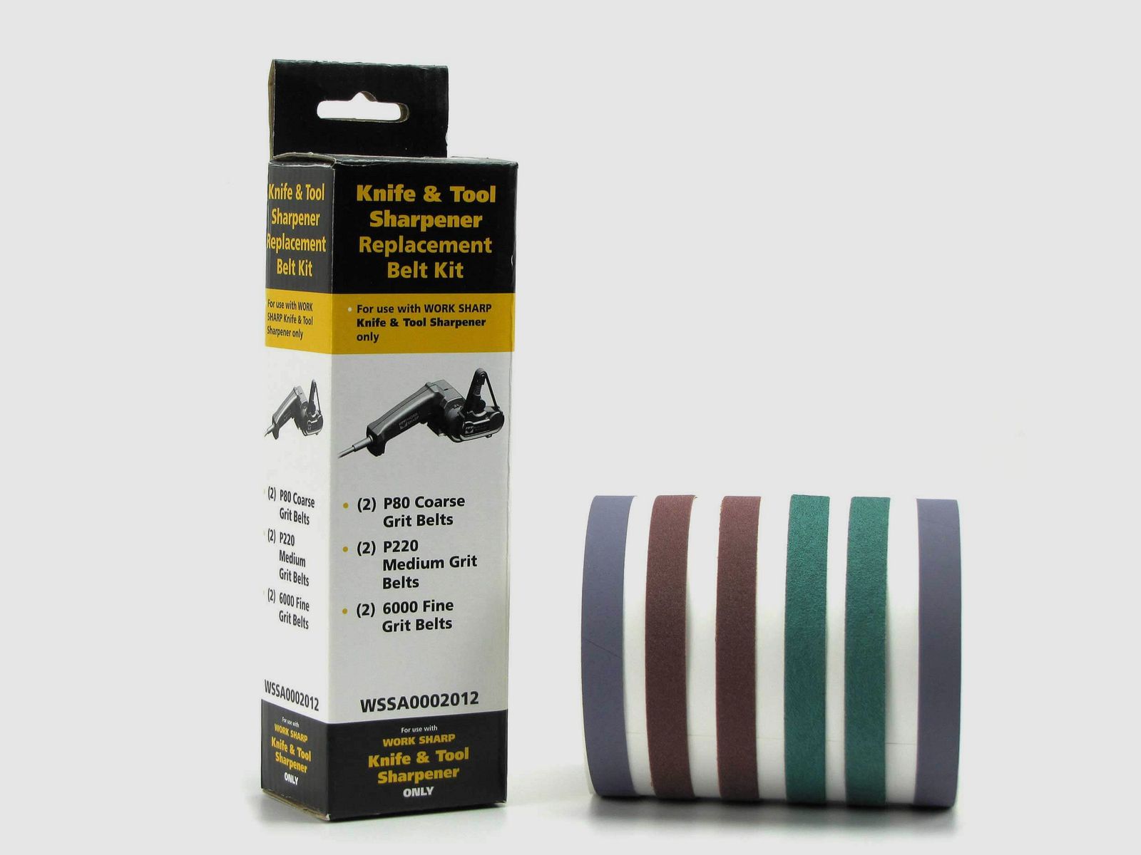 Set de bandes abrasives pour couteaux 6 pièces