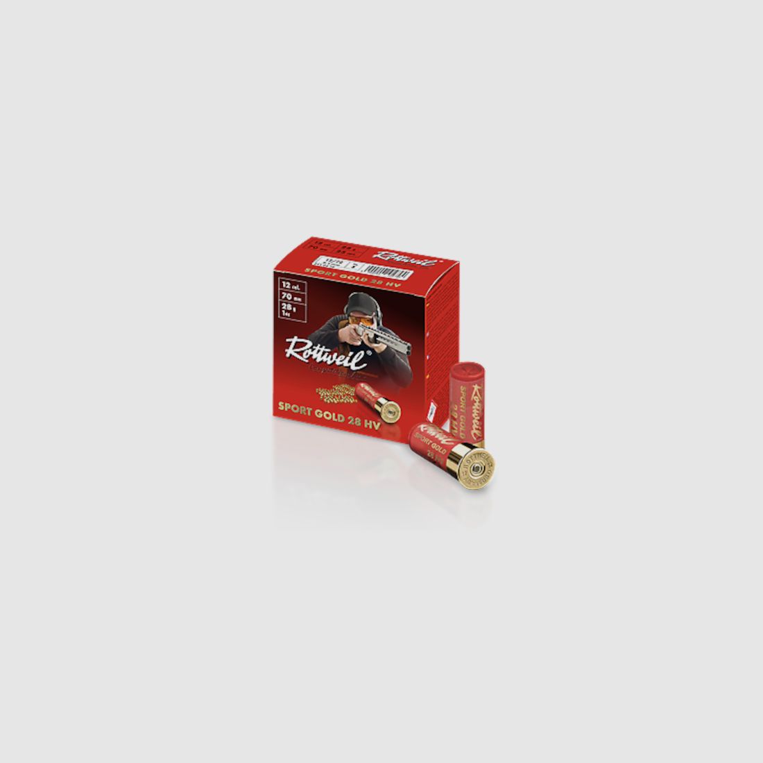 ROTTWEIL – Cartouches à plomb – GOLD HV SPORT 28GR N°8