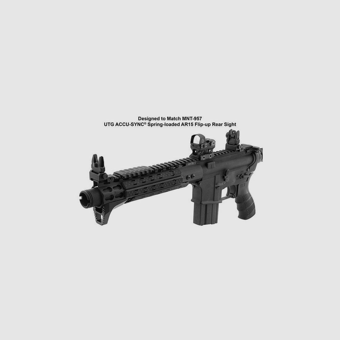 UTG VOORZIENING AR15 OPKLAPBAAR PICATINNY, afbeelding 4 van 4