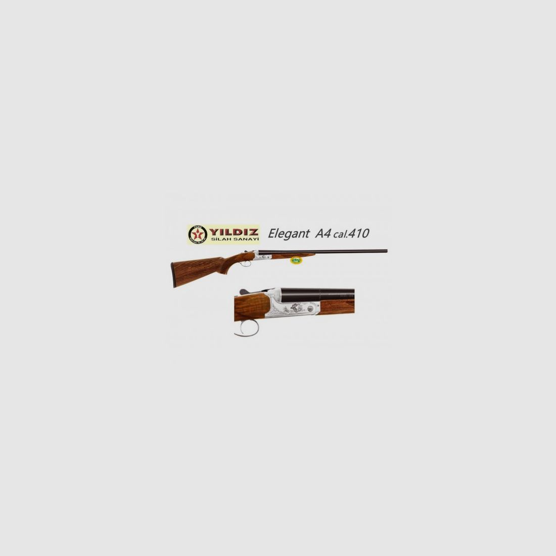 YILDIZ Bockdoppelflinte Kal.410 ELEGANT A4 - 71 cm