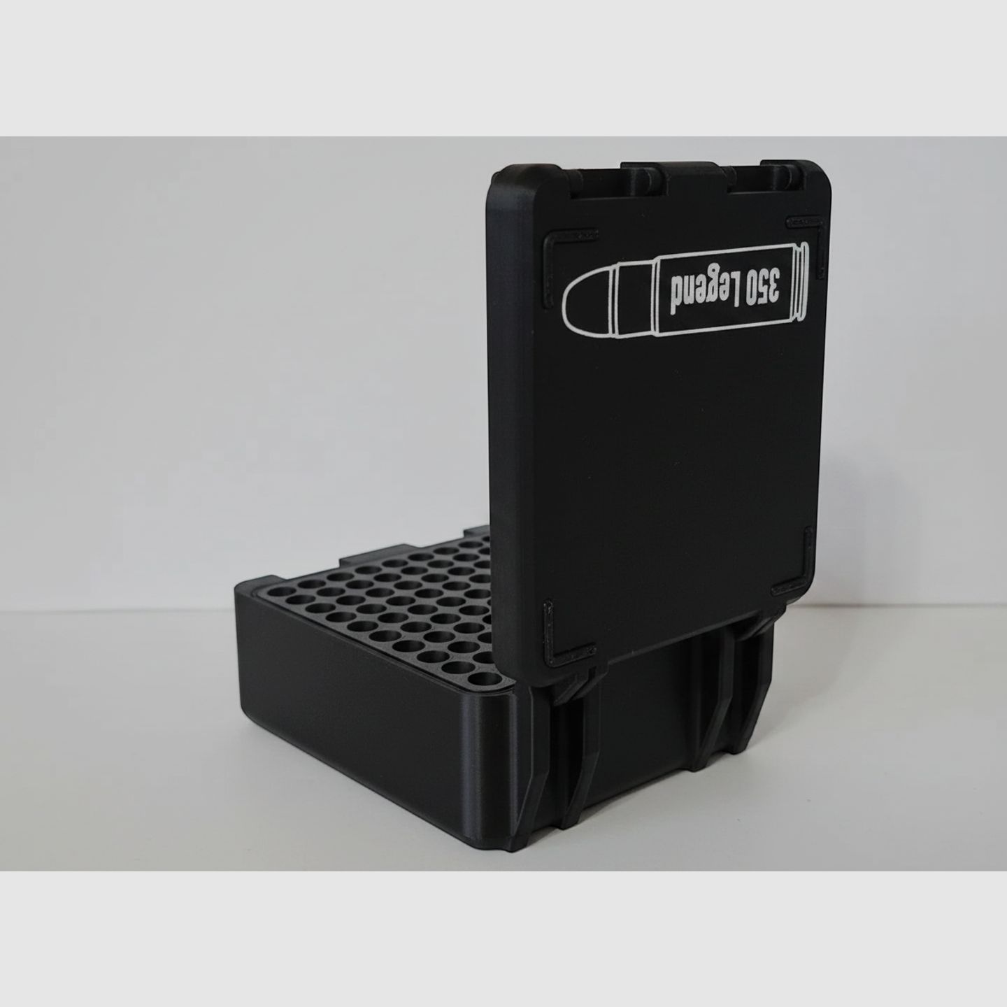 Filamelt Munitionsbox / 350 Legend / 'Klapp- / Rastdeckel' / Patronenbox, Ammo Box