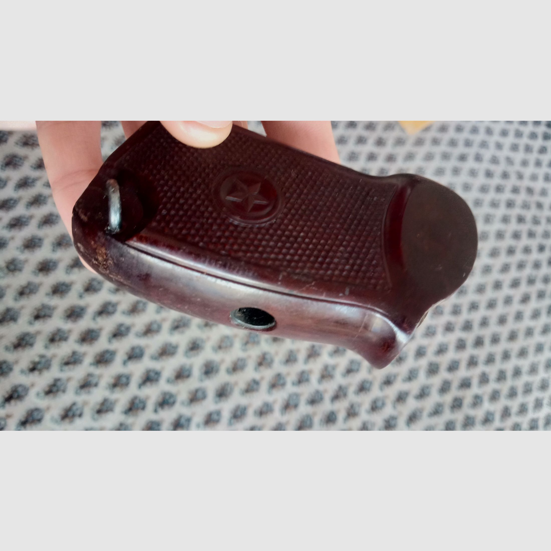 Grip shell for 9x18 Makarov PM finest Soviet Bakelite
