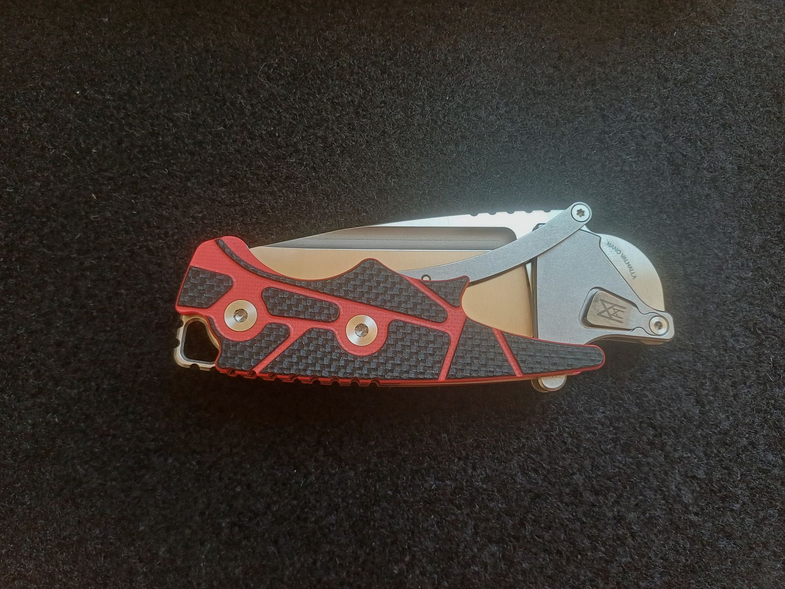 Midgards Messer Nano Valhalla rot Sammler-Messer