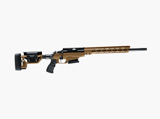 Tikka – carabine à verrou / T3x Tact A1 / .308 Win / 24 / MT5/8-24 / Picatinny 0MOA / avec frein de bouche / 10 coups / Coyote Brown