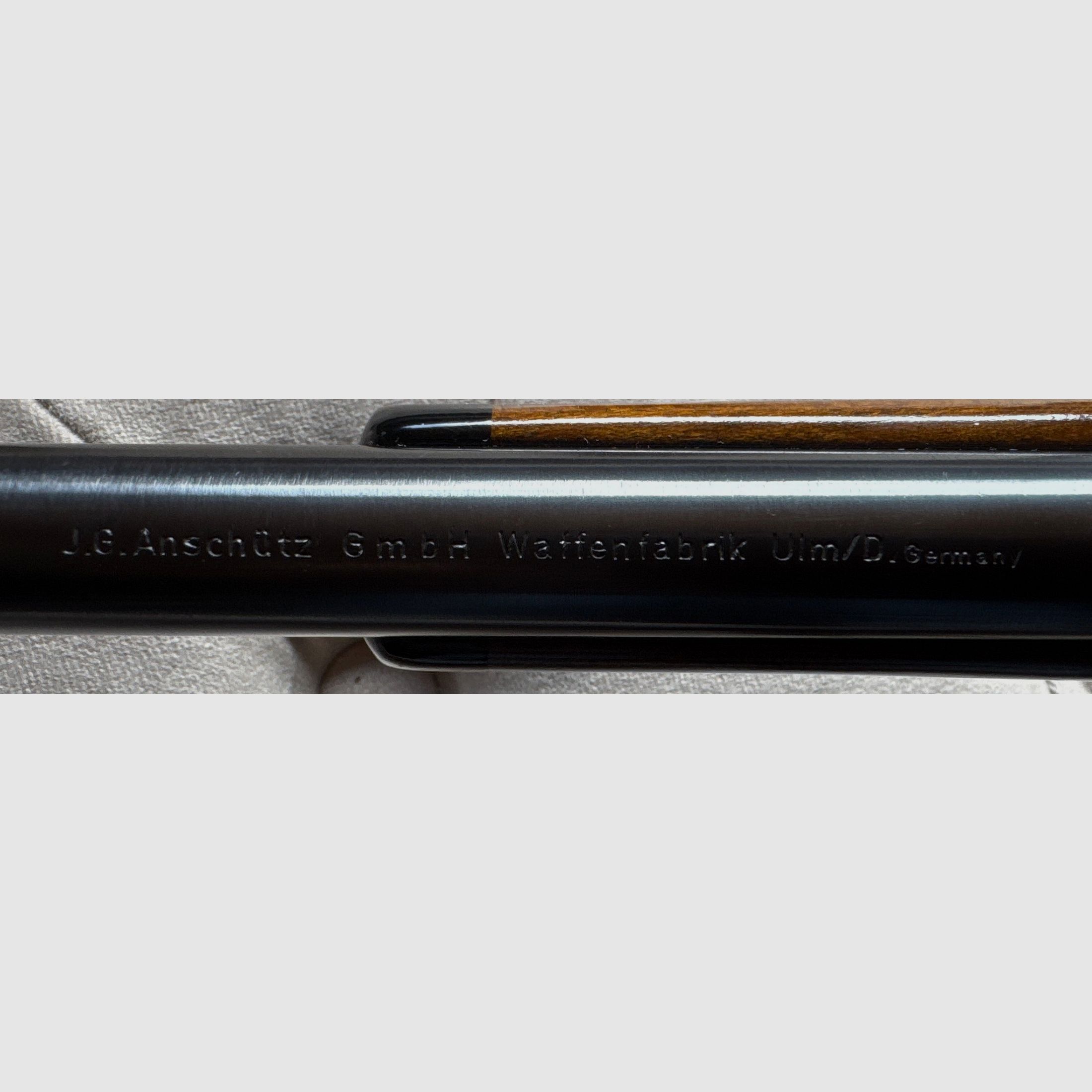 J.G. Anschütz Weapons Factory GmbH Ulm/D. Germany 6mm Flobert Single-shot shotgun with strap