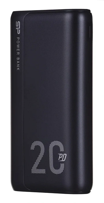 Powerbank Silicon Power QS15 20000mAh QC3.0+PD 2xUSB A, 1x mUSB + 1x USB C, czarny, zdjęcie 1 z 14