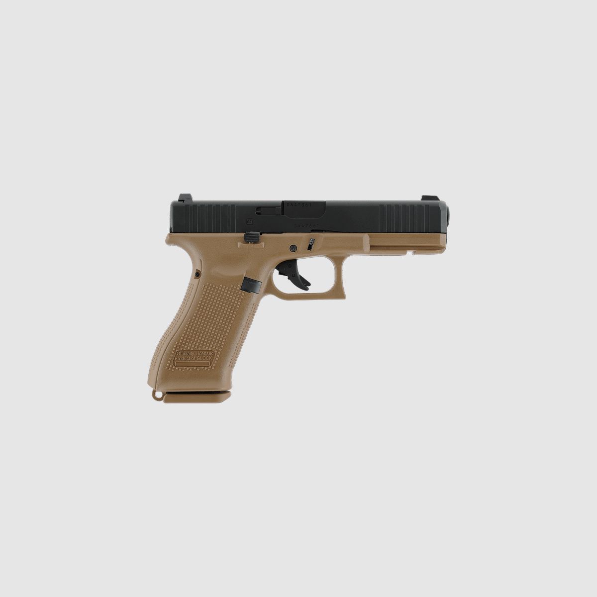 Glock 17 Gen5 French Edition - Metal Slide GBB - Schwarz-Coyote | UMAREX