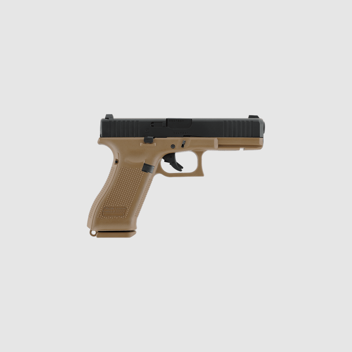 Glock 17 Gen5 French Edition - Metal Slide GBB - Schwarz-Coyote | UMAREX