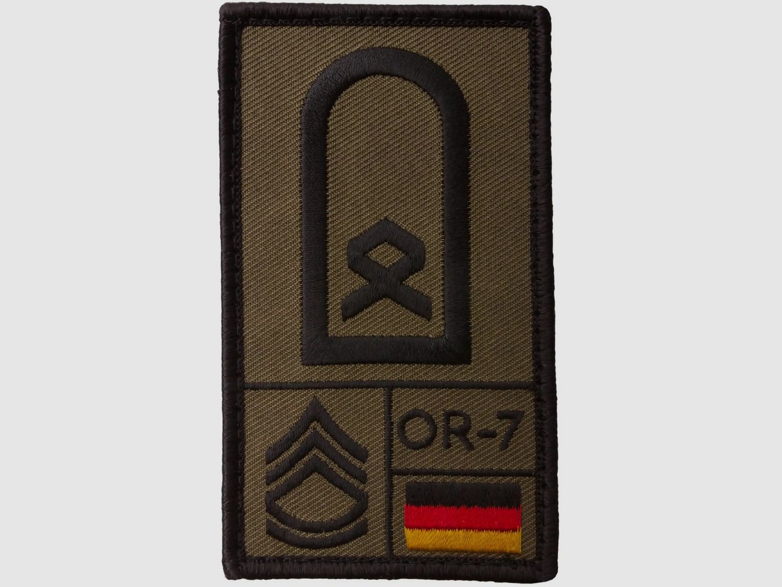 Café Viereck Café Viereck Rank Patch Hauptfeldwebel - Olive / OR-8