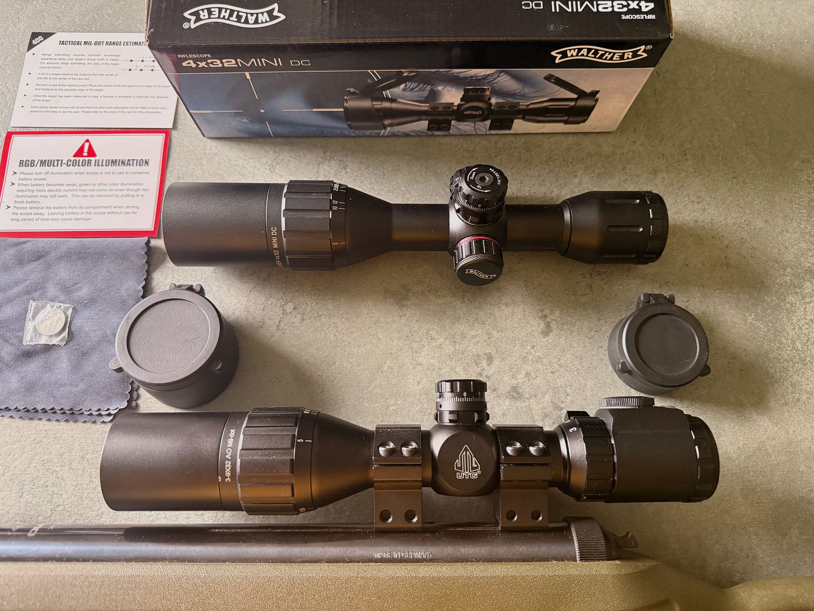 Diana 34 EMS OD Green z Walther 4x32 DC
