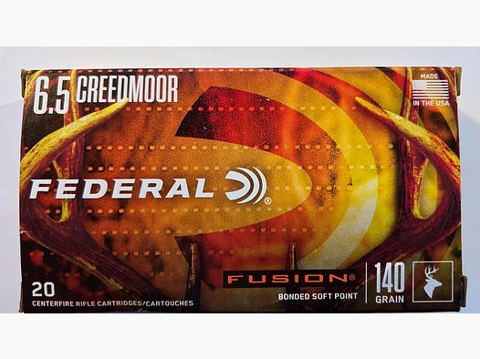 FEDERAL Premium 6,5 Creedmoor Fusion 140gr. 9,1g 14 Stück