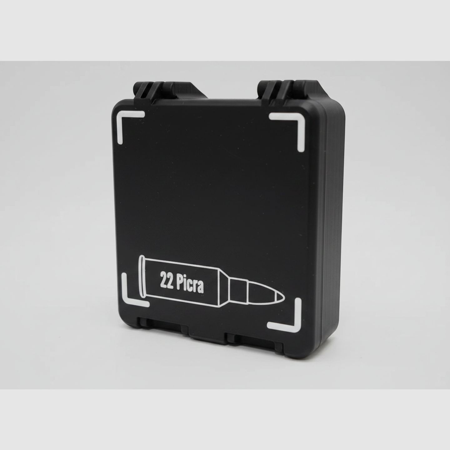 Filamelt Munitionsbox / 22 Picra / 'Klapp- / Rastdeckel' / Patronenbox, Ammo Box