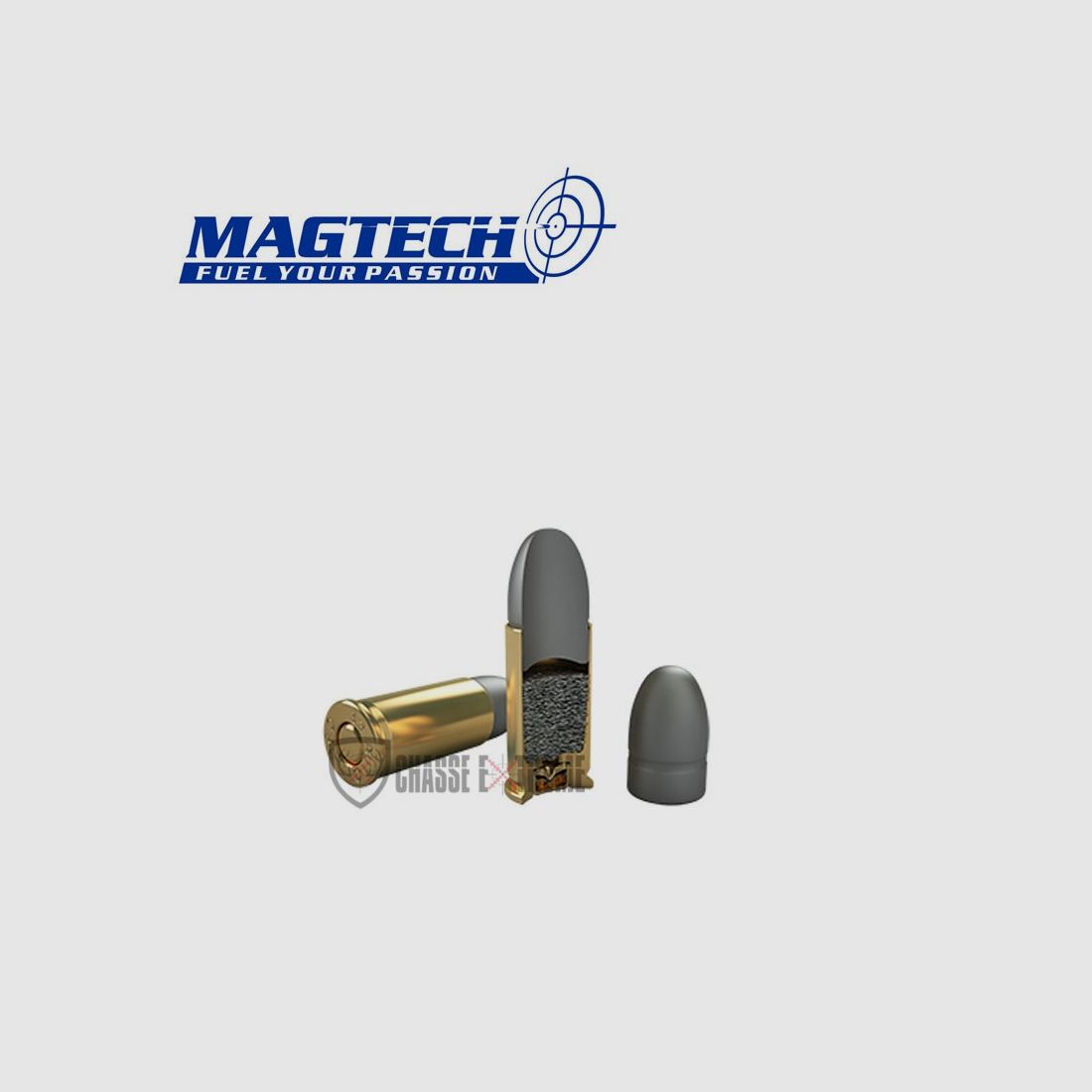 50 Munitions MAGTECH cal 32 Auto 71gr LRN, image 2 sur 2