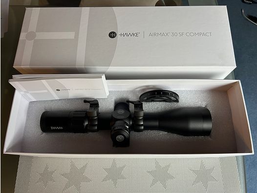 Hawke Airmax 30 SF Compact 4–16×44 AMX IR + Sidewheel + 30-mm quick-release mount + OVP