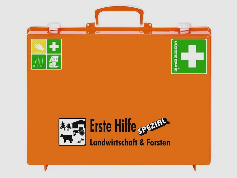 Aluderm+ Erste-Hilfe-Kasten für Landwirtschaft und Forstwirtschaft