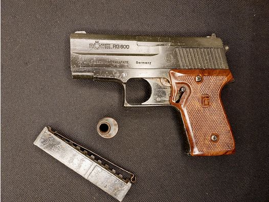 Röhm RG600 pistola de fogueo .22 l / 6 mm Flobert (PTB 327) RG 600 ¡RARO!