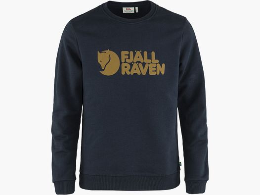 Fjällräven Logo Sweater M – Dark Navy