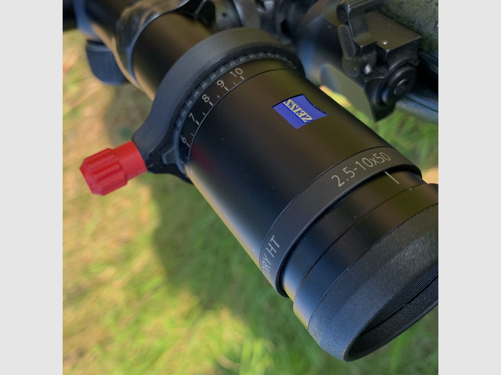 Snelverstelhendel voor vergrotinginstelling voor Zeiss HT & DL