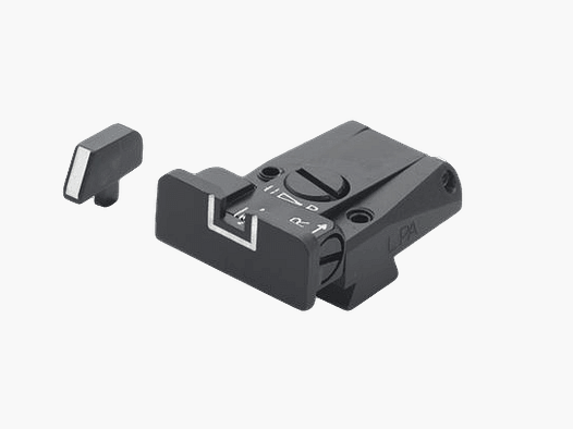 LPA Mikrometer-Visier SPR für CZ M75 alt, White Outline inkl. Korn