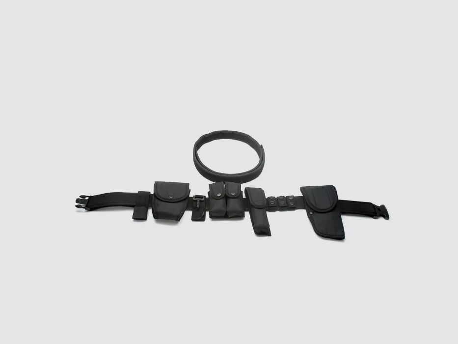 Tactical Security Koppel Set, 11tlg., Schwarz, stufenlos verstellbar bis 120cm