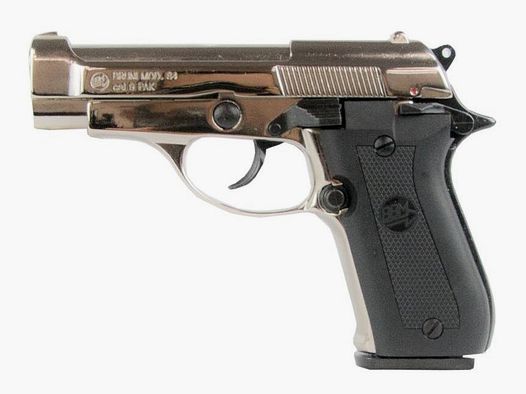 Pistolet Bruni - Modèle 84 Nickele - 9mm - Gaz