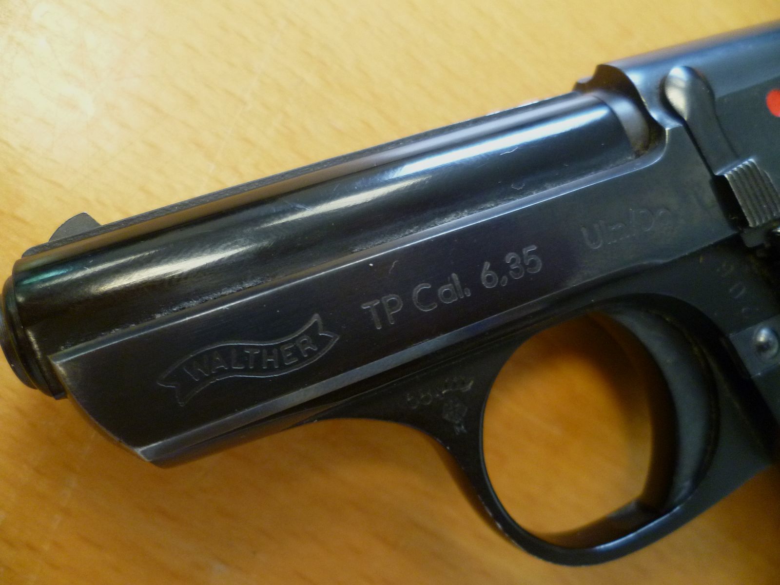 Pistola Walther TP 6,35 mm Browning