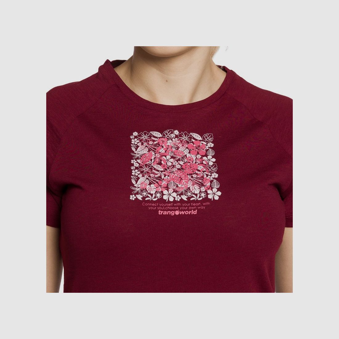Trangoworld T-SHIRT COBDEN BURDEOS, immagine 3 di 3