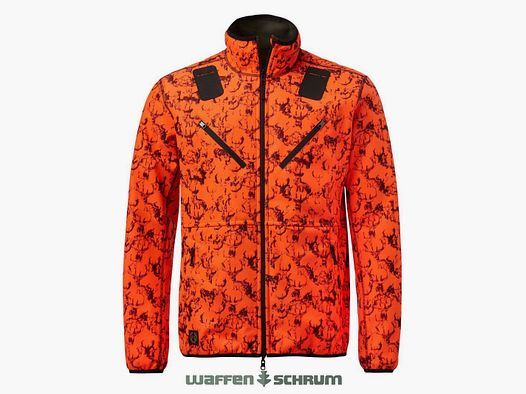 Chaqueta de caballero Wendejacke Mist Windblocker Alta Visibilidad Naranja Ciervo