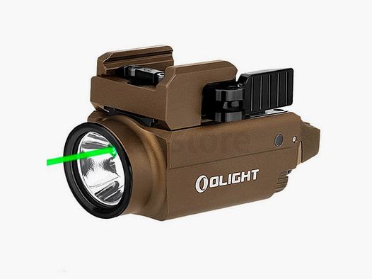 Olight Baldr S Tactical Flashlight & Green Laser - Tan