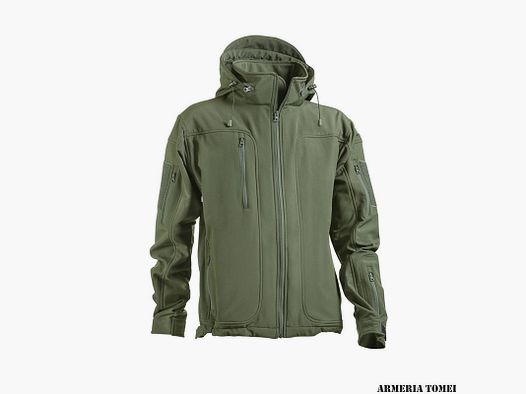 N.E.R.G OPENLAND – GIACCA SOFTSHELL OD Green