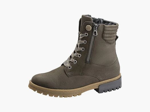 Waldläufer Damen-Stiefel H-Bonny Schiefer