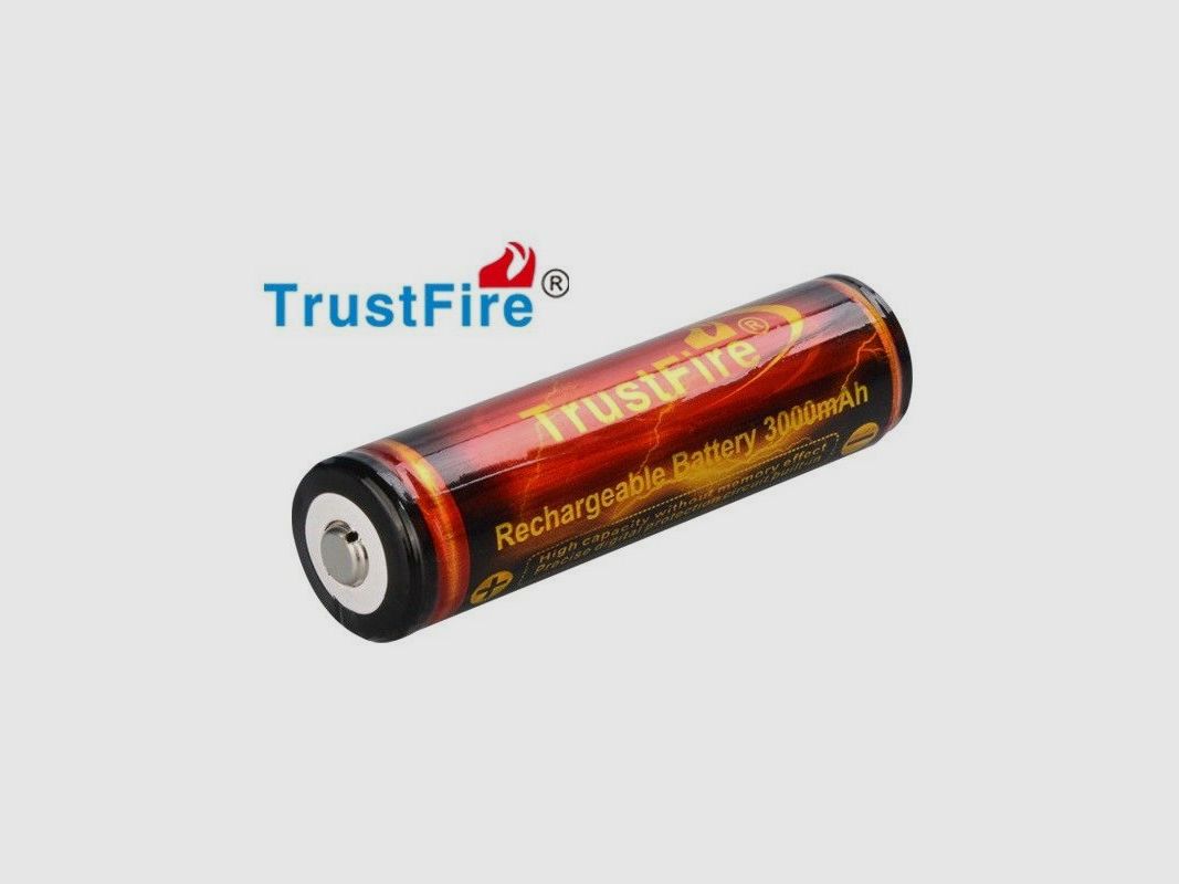 Wiederaufladbarer Lithium-Akku 3000mAh Trustfire