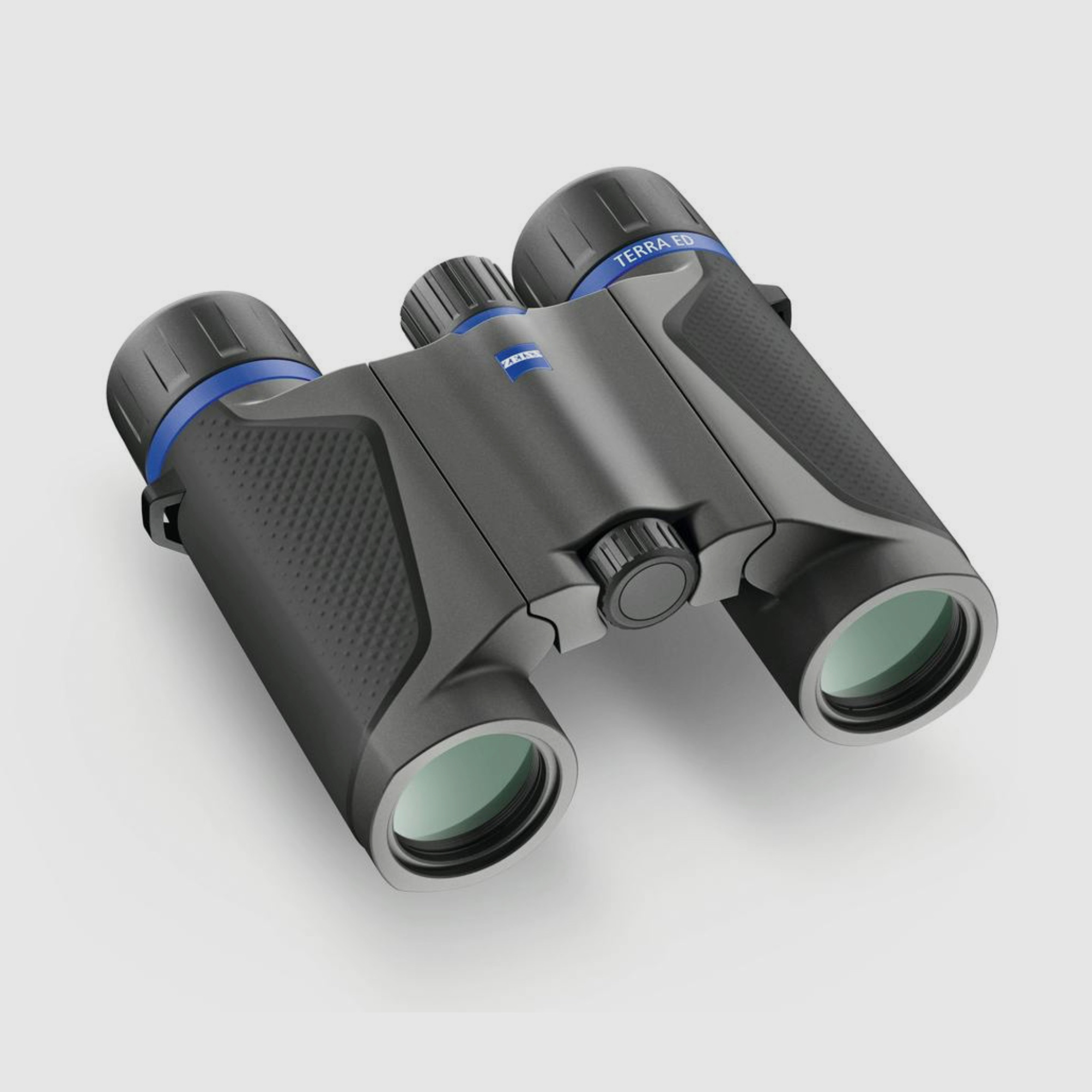 ZEISS Terra ED Pocket 10x25 Fernglas mit Tragriemen und Tasche black-grey