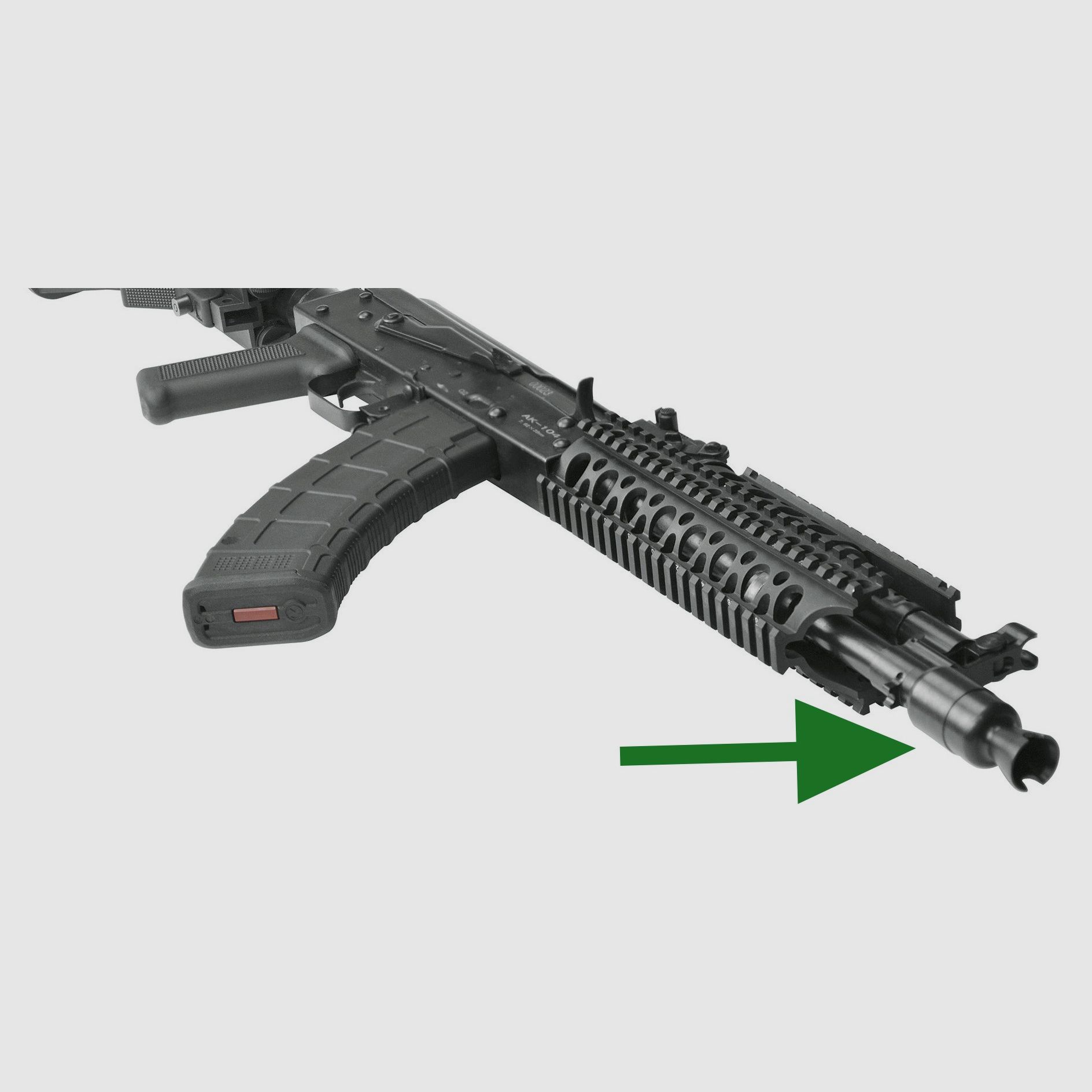 S.U.C.H.E - 24x1.5 mm SDM AK-104 muzzle brake / recoil compensator / flash hider