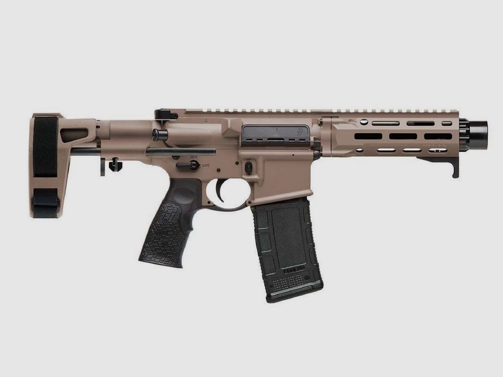 Daniel Defense DDM4 PDW SBR FDE .300AAC carabina - 7"