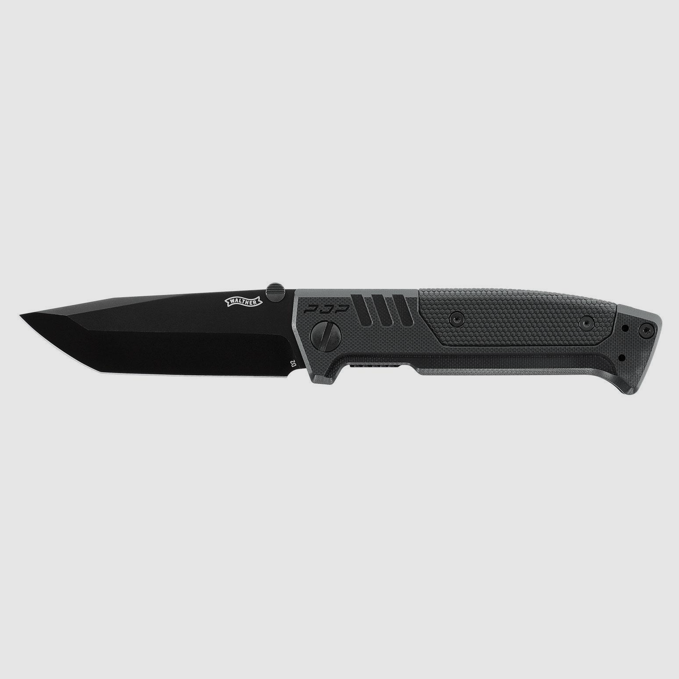 Umarex 5.0881 Messer Walther PDP Tanto Folder plain, schwarz, Bild 1 von 3