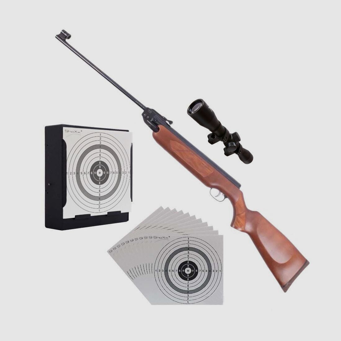 Weihrauch HW 35 Kal. 4,5 mm Diabolos Luftgewehr-Set