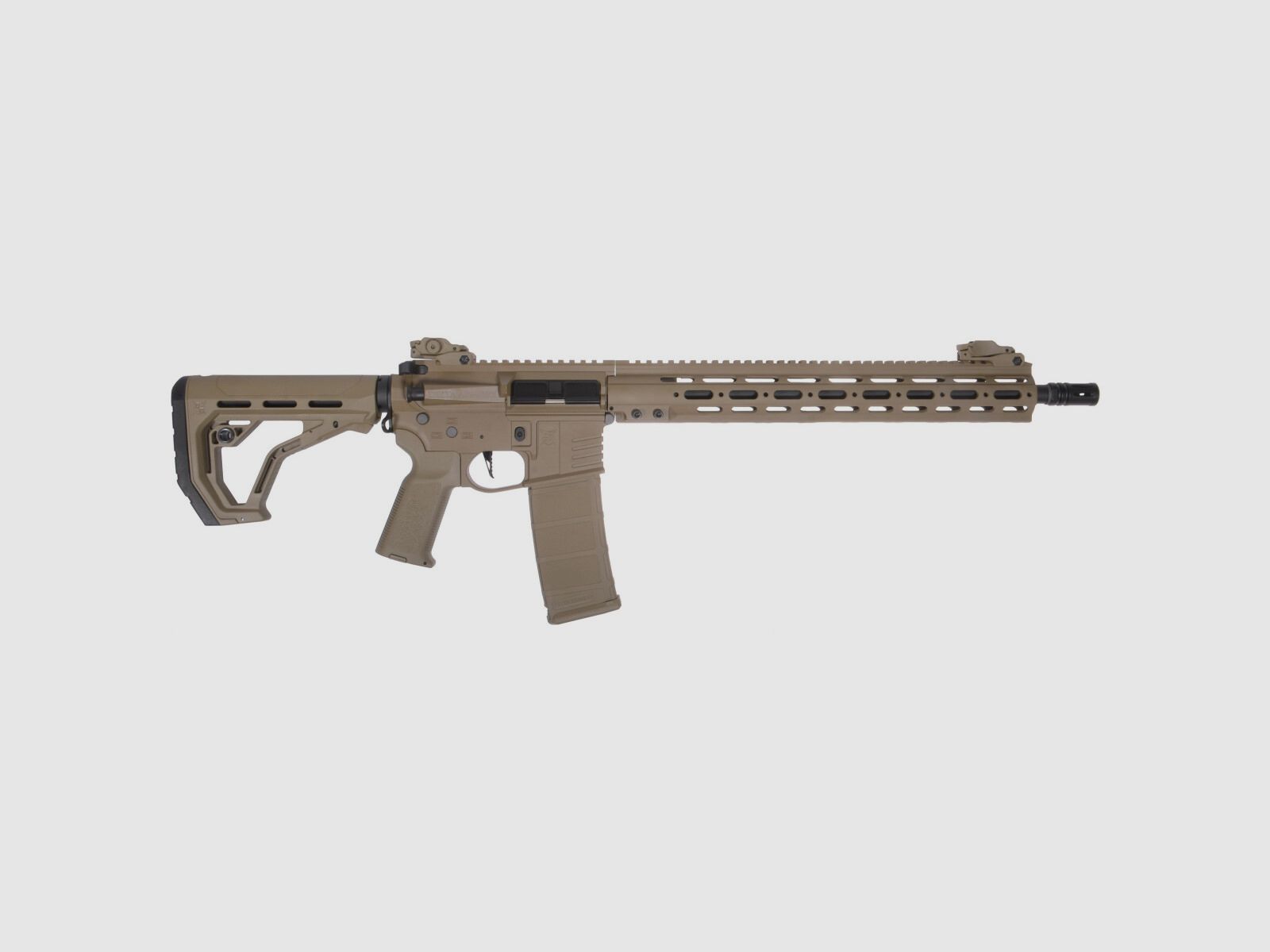 AR15 TEMPEST 2 ALPHA EAGLE ETU Tan S-AEG Softair Rifle Free from 18 Years | Delta Armory