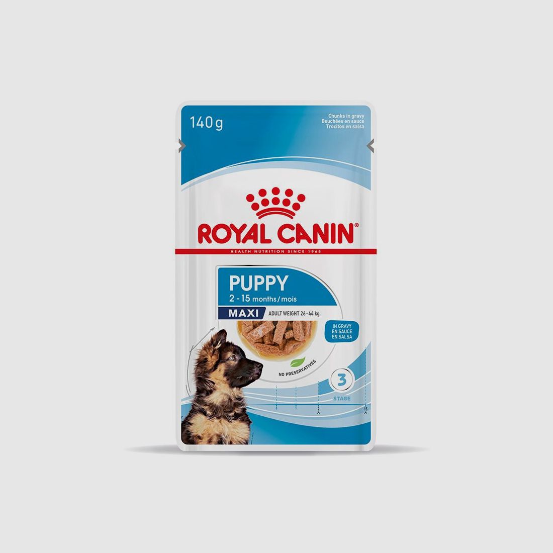ROYAL CANIN Große Hunde Nassfutter Maxi Welpen bis zum 15. Monat 10x140 g