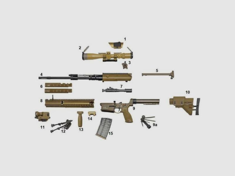 HECKLER & KOCH Selbstladebüchse Mod. MR308 G28 Z -16,5' .308Win    /SAND