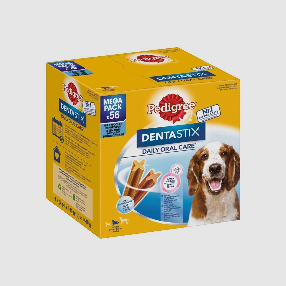 Pedigree Hunde Snack Denta Stix Daily Oral Care mittelgroße Hunde 56 Stk.