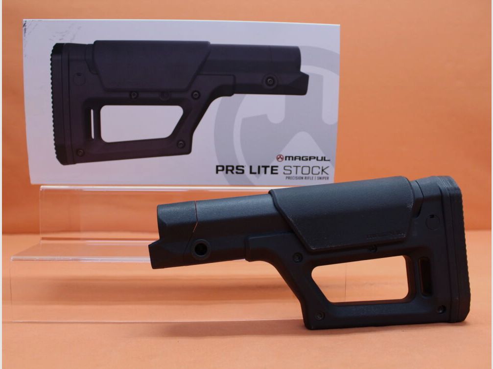 Magpul AR-15: Buttstock Magpul PRS Lite (MAG1159-BLK) Polymer Black (Precision Rifle/ Sniper Stock), Bild 1 von 6