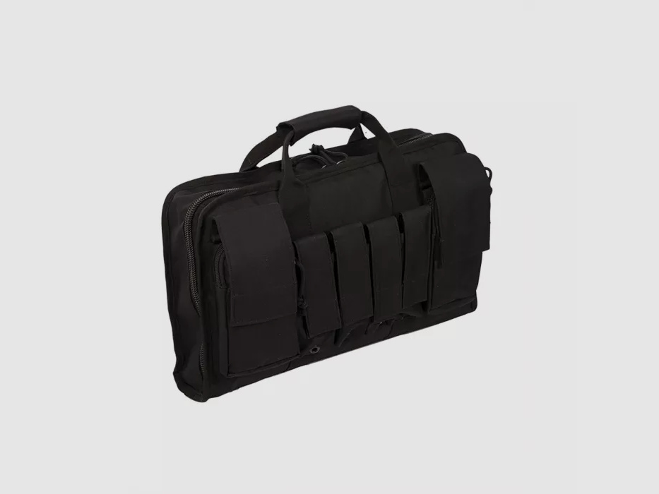 Taktyczna torba na pistolet / Etui na pistolet, zamykane, Duża (40 cm), Czarna