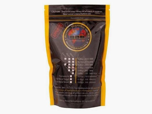 GSG Bioval Bio BB's Airsoft Balls 0.30 g - 3,300 pcs.