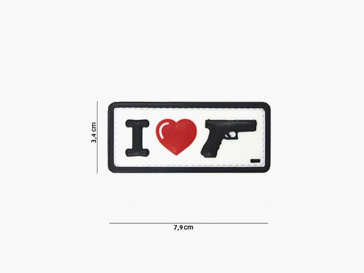 I love my ... 3D PVC Patch