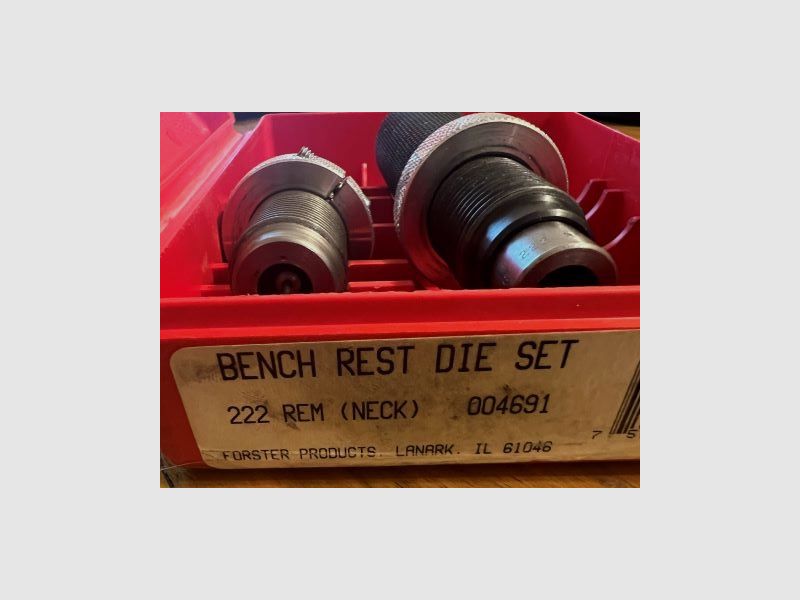 Forster Bonanza Bench Rest Die Cal.222.Rem.
