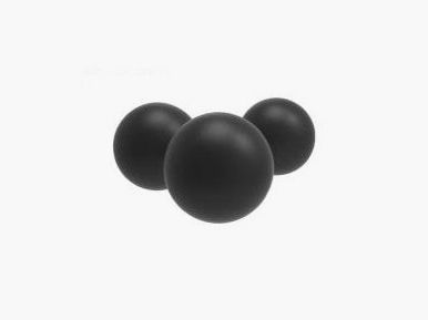 SPHERA PALLE RUBBER NERE CAL. 50 100PZ