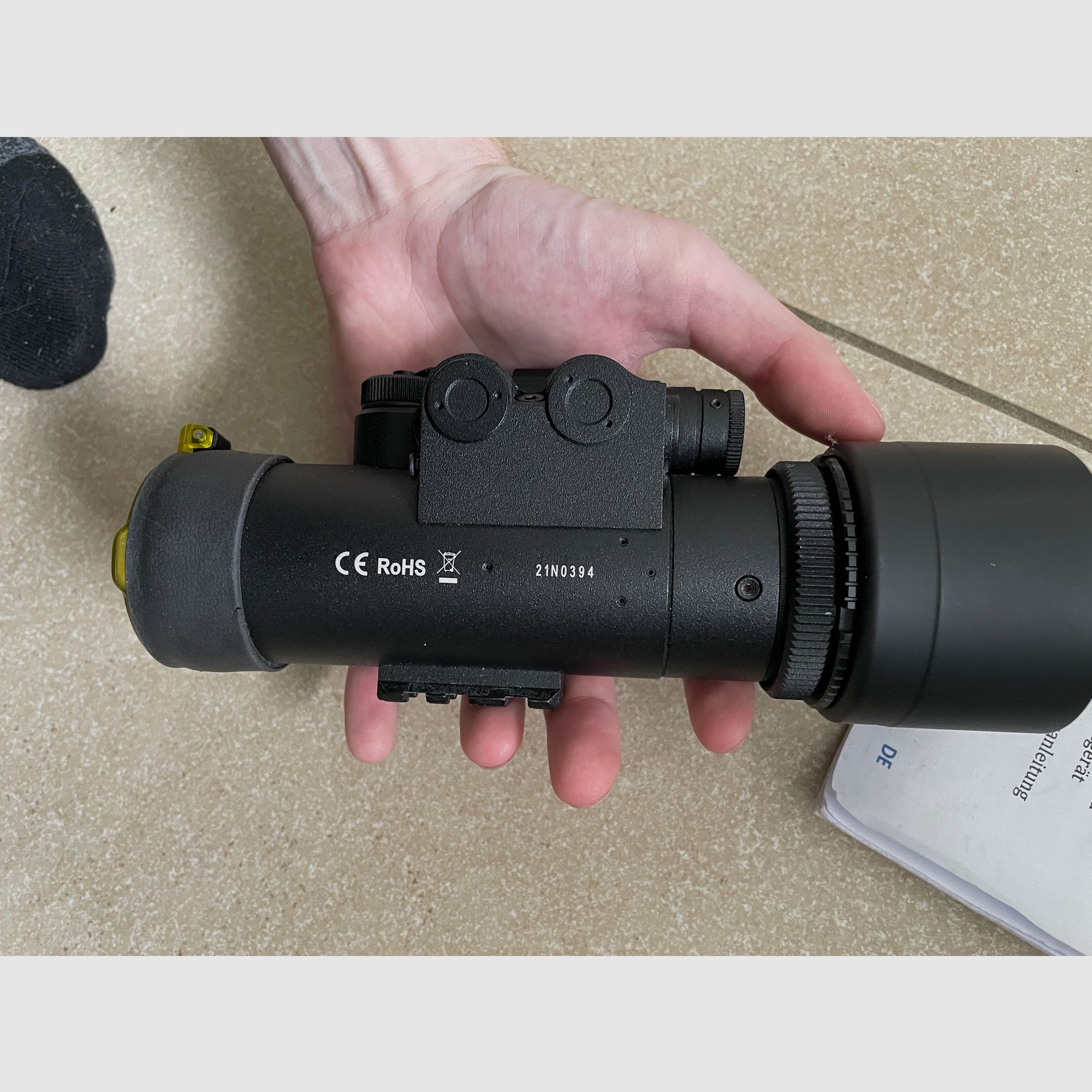 Dipol D400DNS digital night vision attachment with Rusan adapter