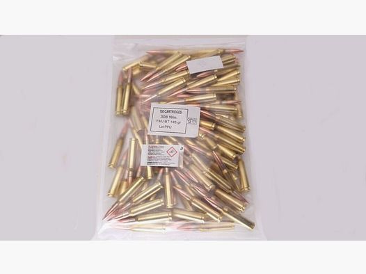 1000 colpi PPU Prvi Partizan .308 Win 9,4 grammi 145 grain in confezione da 100 - .308 Win