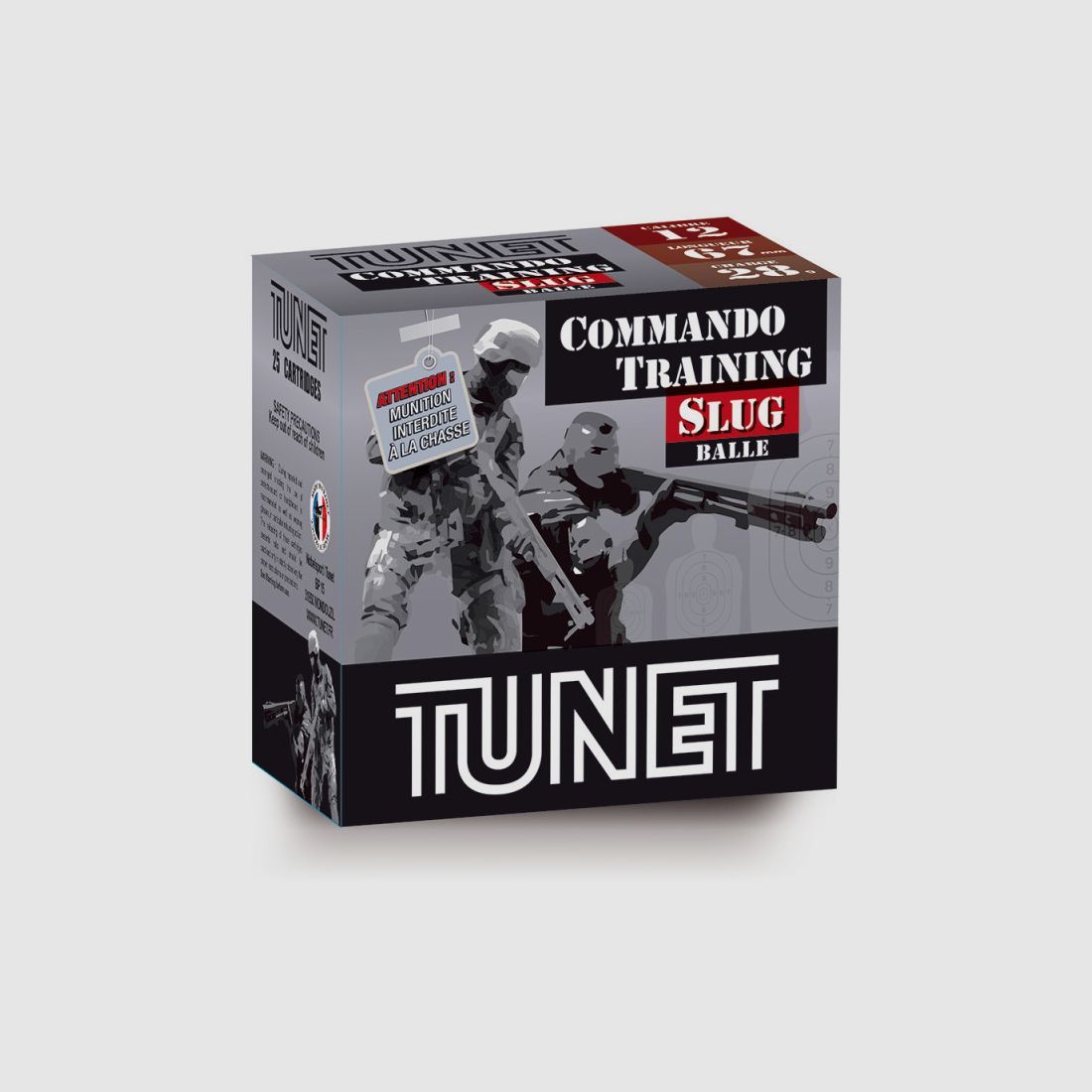 TUNET COMMANDO TRAINING SLUG Patronen